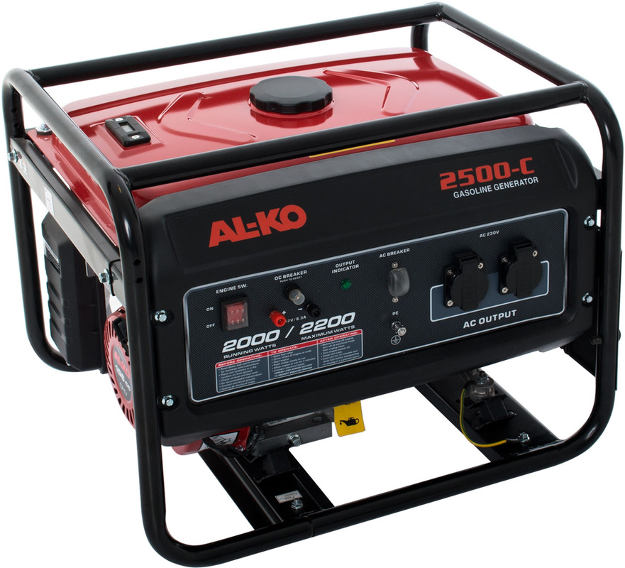 Генератор бензиновий AL-KO 1 фаза (220В), 2кВт, (2500 C)